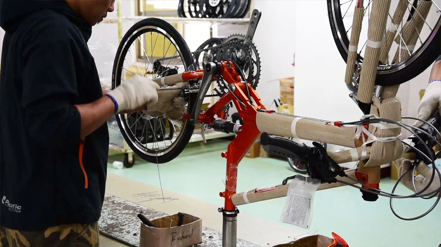 タルタルーガ自転車TypeSPORT生産