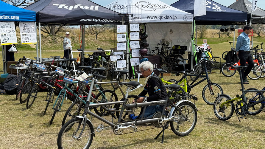 タルタルーガ自転車店頭試乗会飛行機輪行倉敷