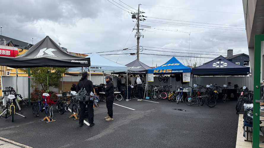 タルタルーガ自転車店頭試乗会飛行機輪行倉敷