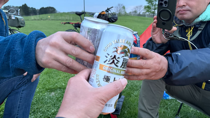 タルタルーガ自転車北海道キャンプ釣～リング2025
